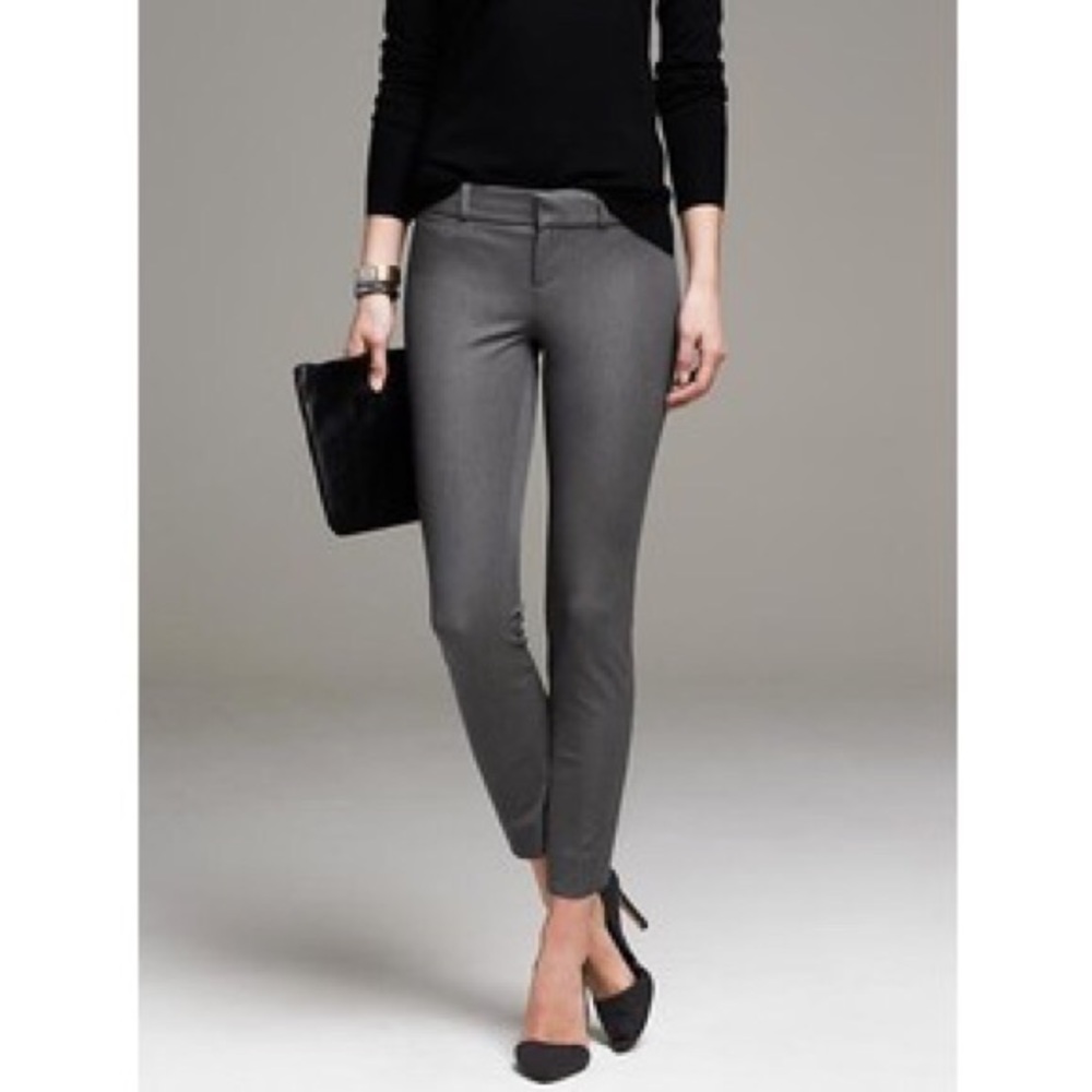 Banana Republic charcoal Sloan fit pants